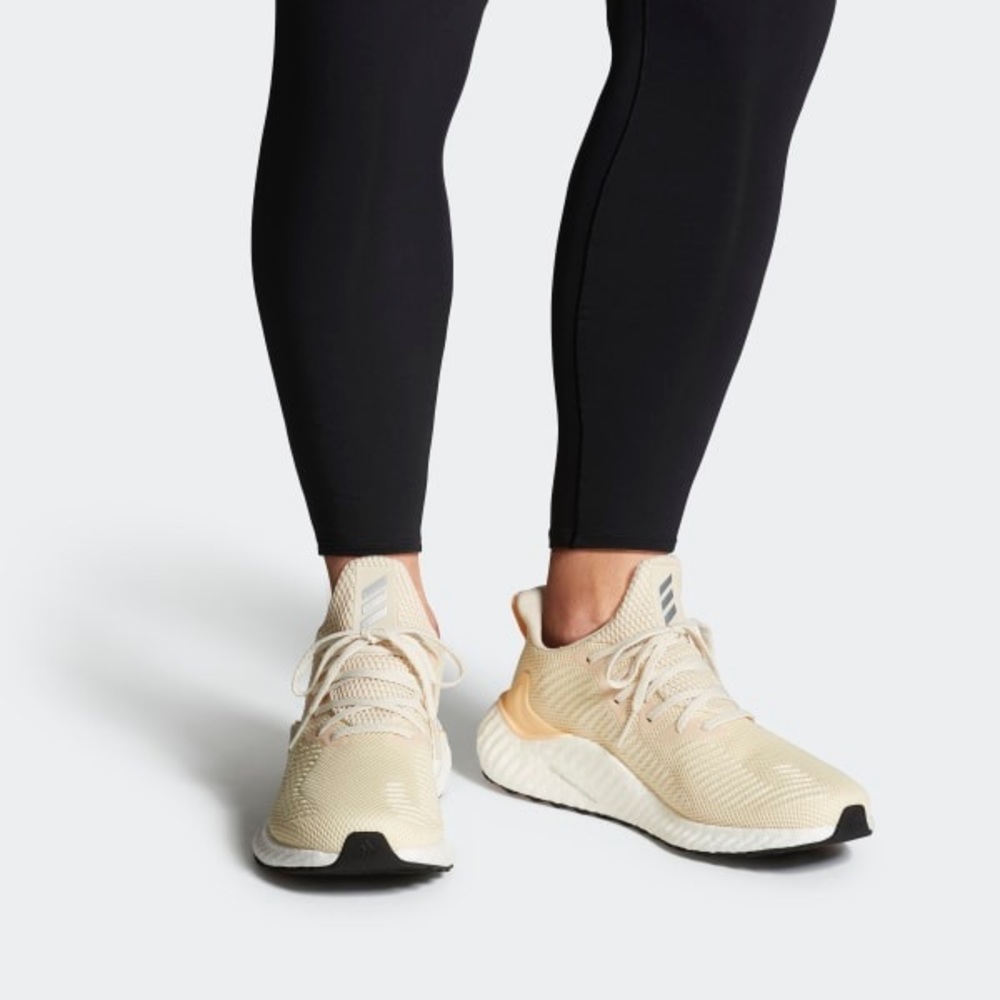 Adidas Alphaboost Ecru Tint Running Shoes - Picture 4 of 8